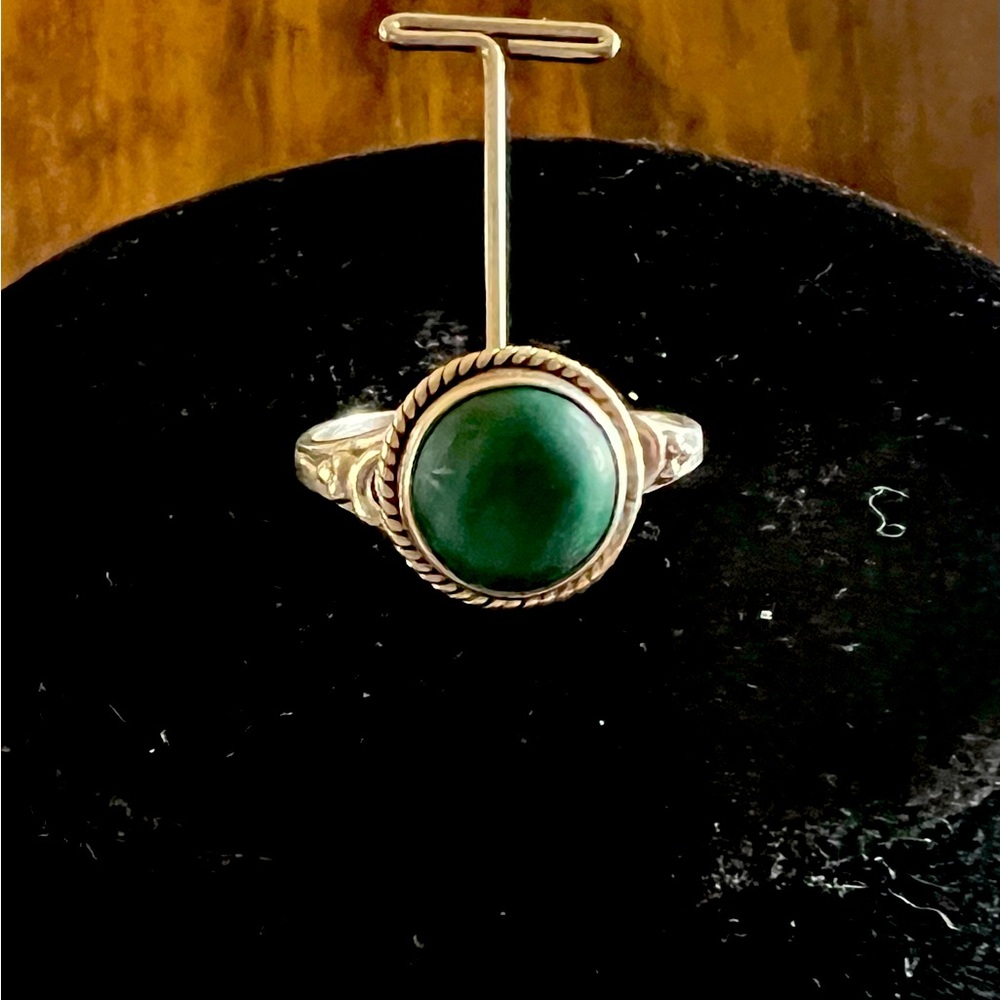 Malachite 925 Sterling Silver Ring